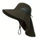 thumbnail image 1 of Stay Protected in the Sun with this Men's Summer Beach Neck Sunscreen Hat - Breathable, Adjustable & Wide Brim for Fishing, Hiking & Camping!, 1 of 5