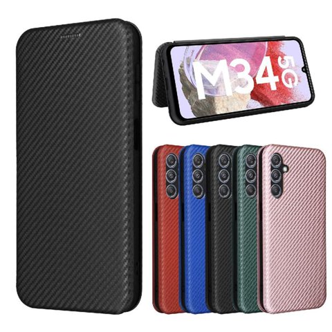 Funda Flip Para Foxdock Samsung Galaxy M34 5G - Funda Magnética De Negocios, Funda Protectora Delgada