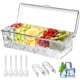 thumbnail image 1 of Cesta de condimentos PADEL enfriada con hielo con 5 compartimentos y accesorios, 1 of 5
