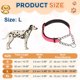 thumbnail image 2 of Collares de Cadena para Perros Uxcell, Collar para Perros sin Tirones Ajustable Reflectante de Nylon con Cadena de Acero Aleado, (L-24 Pulgadas, Rosa), 2 of 7
