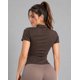 thumbnail image 3 of Polera Deportiva Para Mujer Compresión Manga Corta Con Cierre, 3 of 3