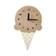 thumbnail image 3 of Mini Reloj De Pared Helado Hogar Reloj Colgante De Madera Para Decoración De Pared Del Hogar Marrón, 3 of 5
