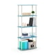 thumbnail image 1 of Estantería de almacenamiento Furinno TURN-N-TUBE de 5 niveles, azul claro, 1 of 7