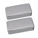 thumbnail image 4 of 2 unidades de mini sello tipo humbucker pastillas para guitarra eléctrica plata, 4 of 5