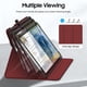 thumbnail image 3 of Funda Fintie para Samsung Galaxy Tab A11+ Plus de 11 pulgadas 2025/A9+ Plus 2023, color vino, 3 of 9