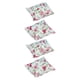 thumbnail image 2 of 4 Uds. Casa De Mu?ecas En Miniatura Almohada Para Sofá Cama Accesorios Para Casa De Mu?ecas Rojo Floral, 2 of 5