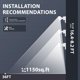 thumbnail image 5 of Luz de inundación Onforu, 32 W, 3200 lm, desde el anochecer hasta el amanecer para exteriores, IP66, 5 of 8
