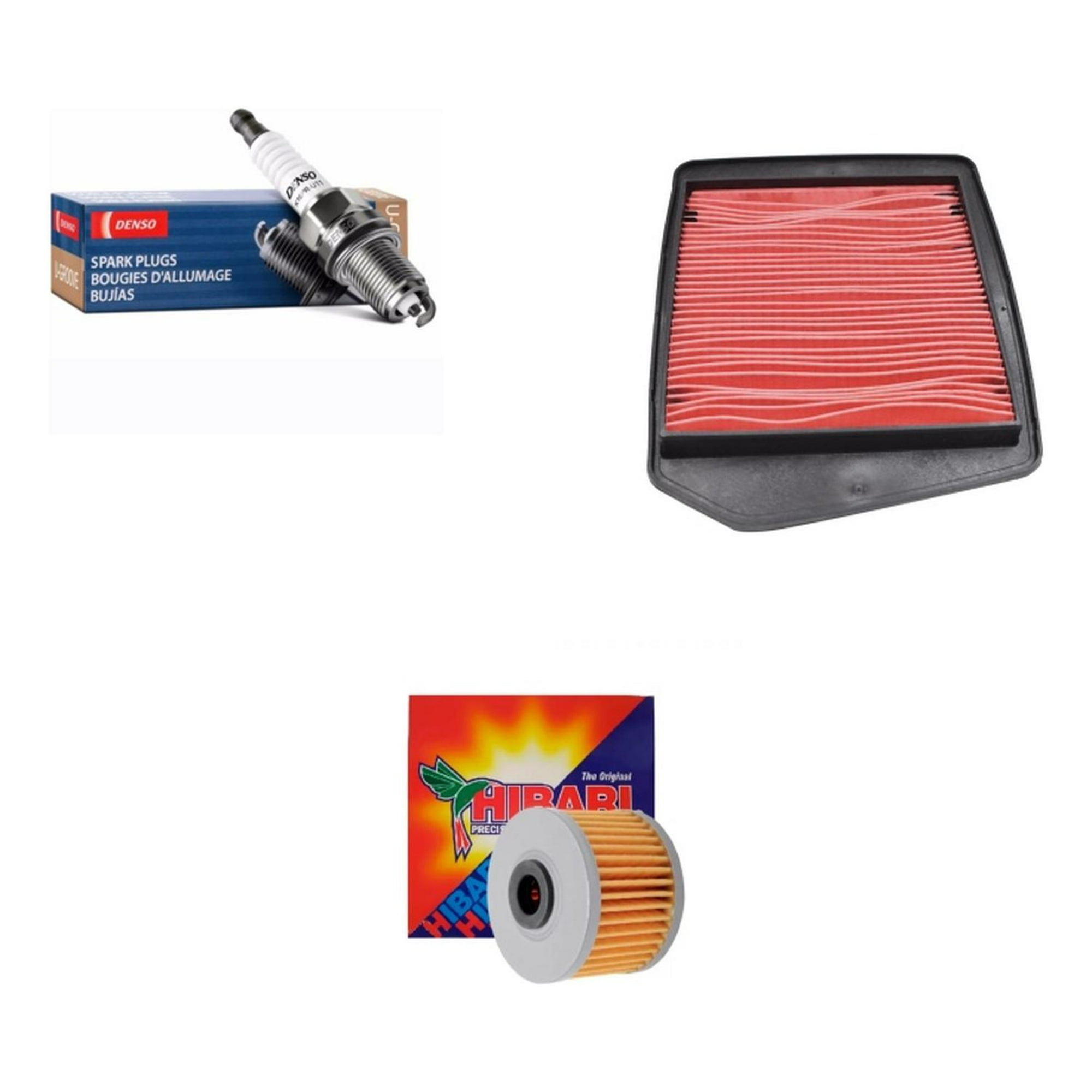 Genérico - Kit De Filtros Moto Honda Falcon 400 / Aire + Aceite + Bujia