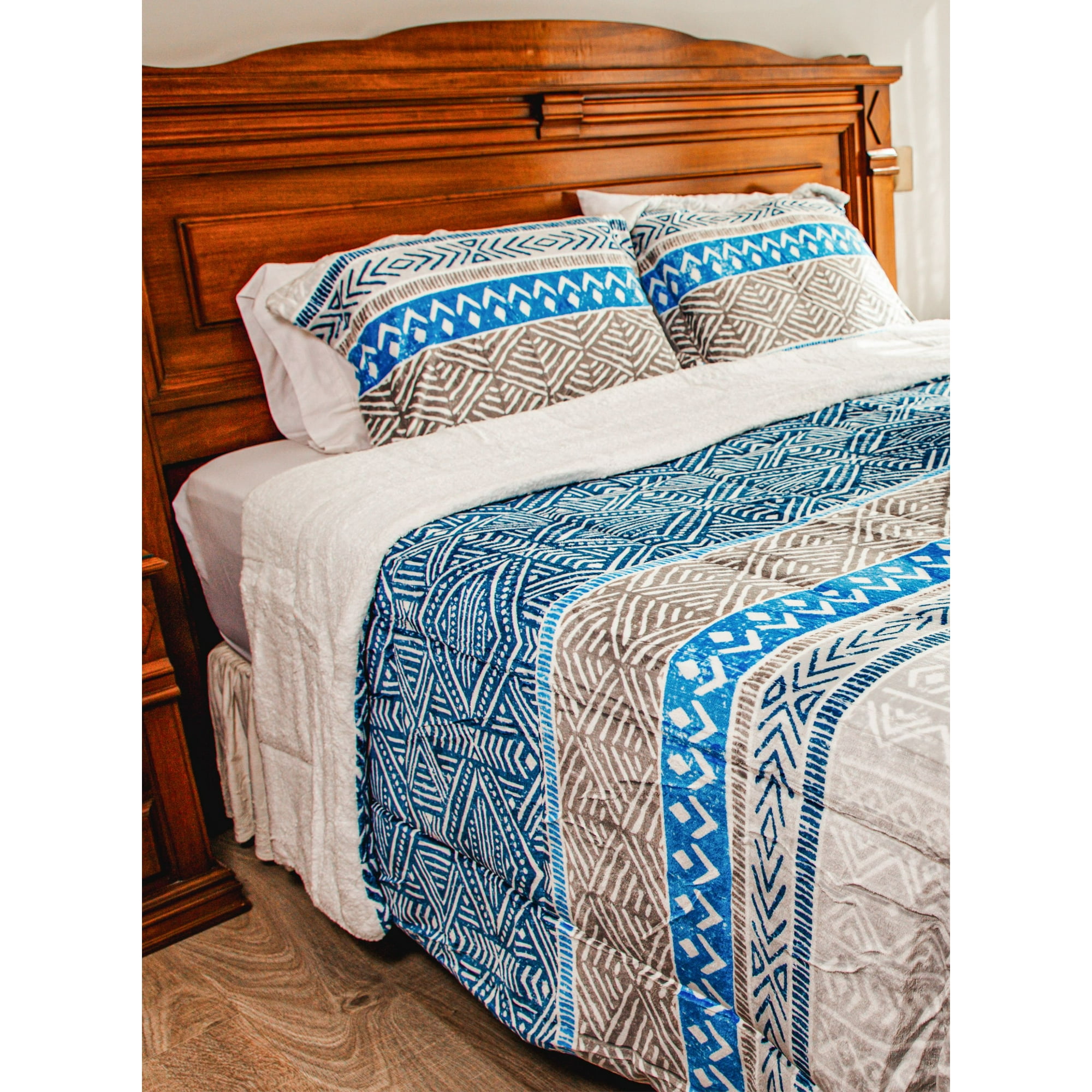 Qualityhome - Plumon Sherpa 2.5 Plazas Blue