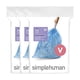 thumbnail image 1 of Bolsas de basura Simplehuman Code V, 60 unidades, 16 a 18 litros, 4,2 a 4,8 galones, 1 of 3