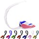 thumbnail image 1 of Protector bucal juvenil Oral Mart con correa y diseño de bandera, 1 of 8