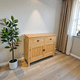 thumbnail image 2 of Aparador Buffet "Essential" Mueble de Madera Artesanal - Natural - 100x40x90 cm, 2 of 3