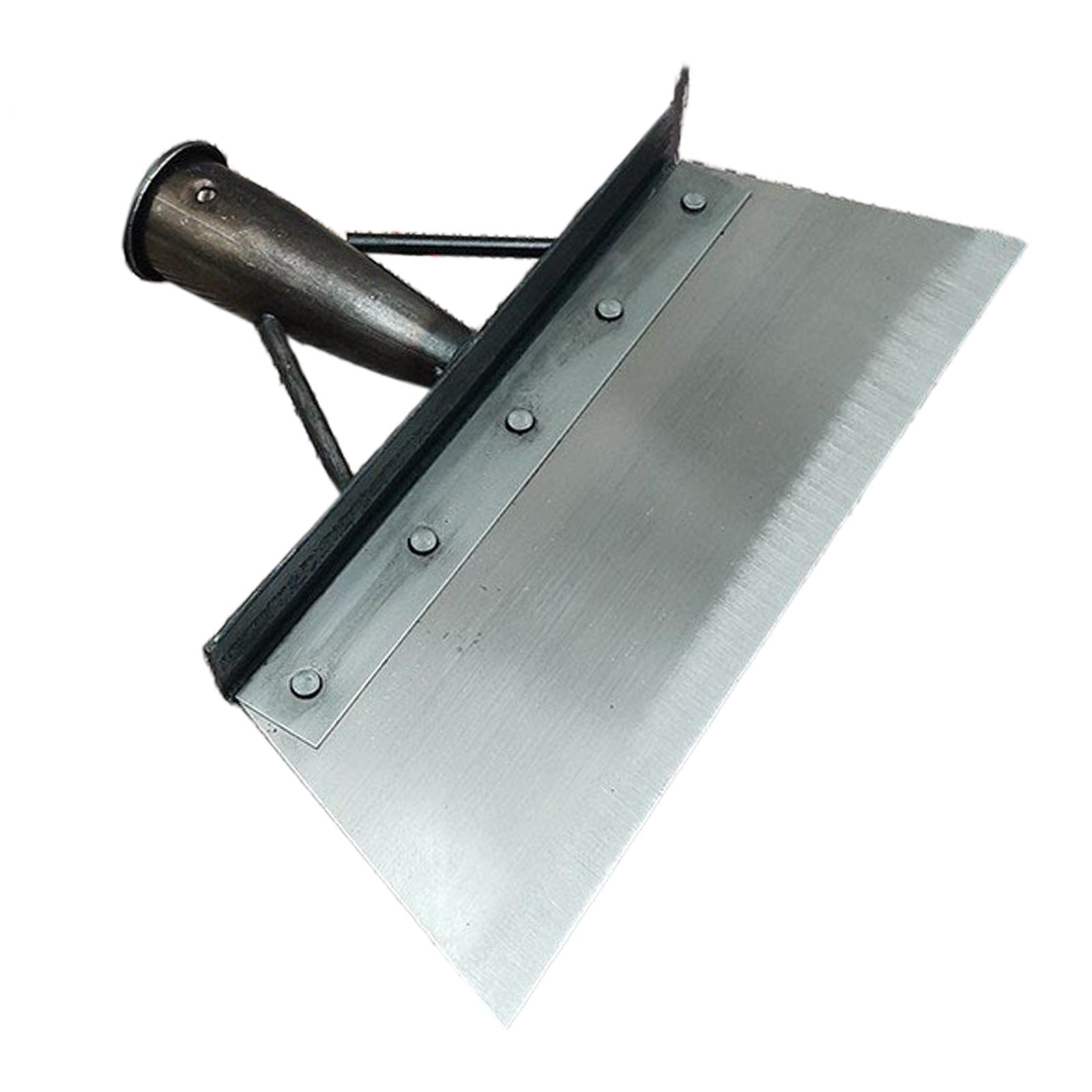 Magideal - Cabezal De Pala De Limpieza Multifuncional, Pala Plana/Pala De Limpieza De Jardín Resistente De Acero Al Manganeso Para Herramienta De Deshierbe Agríc 30 Centimetros