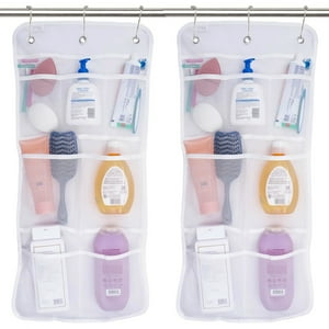 Miabu - Organizador De Ducha Colgante Cortina Baño X Pack 2