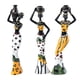 thumbnail image 2 of 3x Figura Africana Escultura Tribal Dama Estatuilla Estatua Coleccionables Amarillo, 2 of 5
