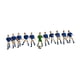 thumbnail image 4 of 11 Figuras De Jugador De Fútbol En Miniatura, Accesorios Para Escenas De Bricolaje, Jardín De Hadas, Jugador Azul, 4 of 5