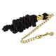 thumbnail image 4 of Cuerda De Guía De Caballo De Algodón Trenzado Con Accesorios De Cadena Negro 3 Metros, 4 of 5