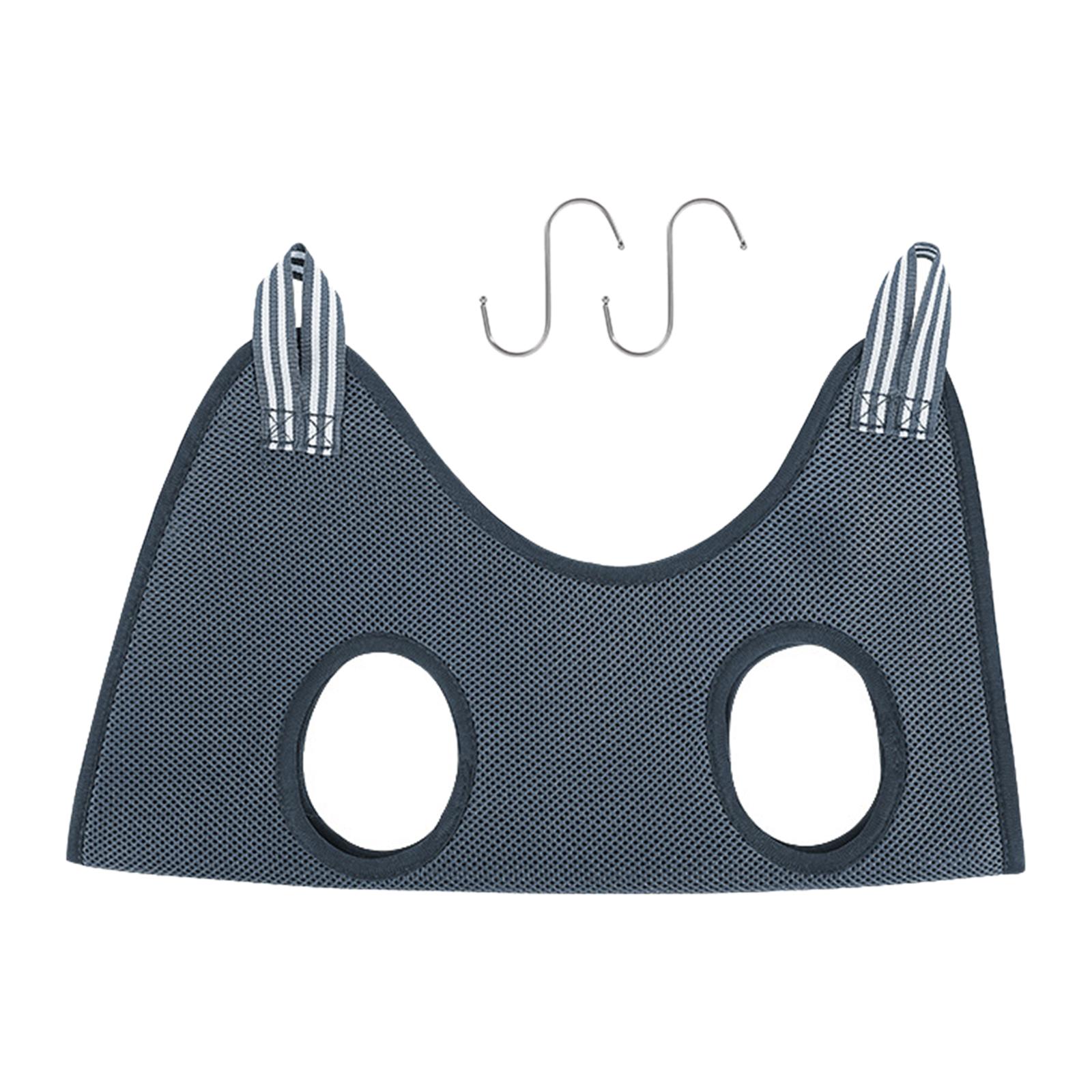 Ioensy - Cat Grooming Hamaca Bolsa De Sujeción Perro Para Baño Clip De Uñas Recorte S Gris