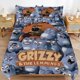 thumbnail image 1 of Grizzy And The Lemmings Comforter Set 3 Pieces Quilt Cover Set Soft Bedding Sets for All Seasons (1 Comforter 2 Pillowcases), 1 of 3