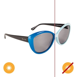 Delsol - Solize California Calling - Blanco-Azul De Para Unisex - Gafas De Sol