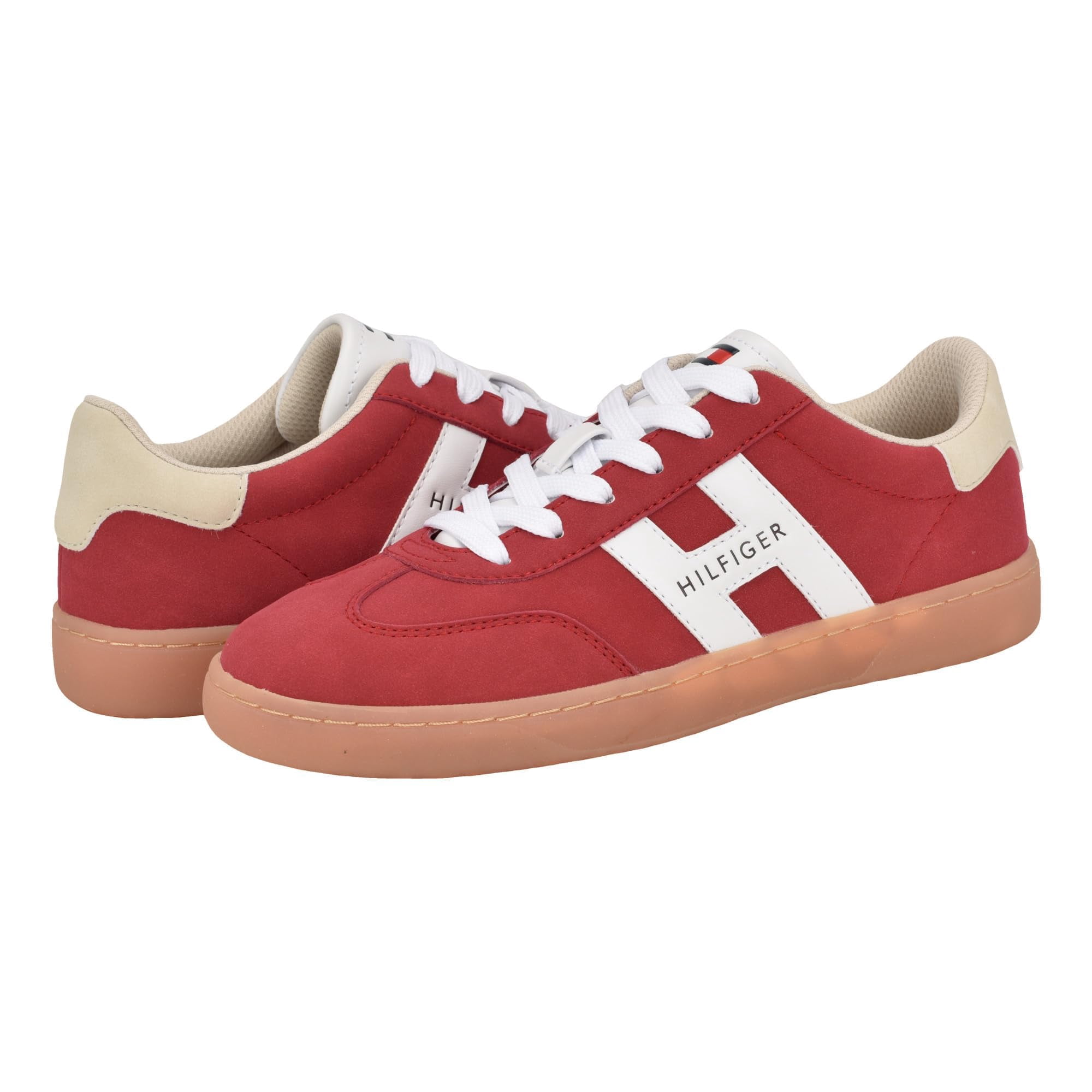 Zapatos Tommy Hilfiger Maisie Para Mujer, Piel Sintética, Color Rojo 9.5us