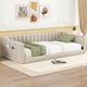 thumbnail image 1 of Twin XL Size Upholstery Daybed and Side Storage pocket,Beige, 1 of 3