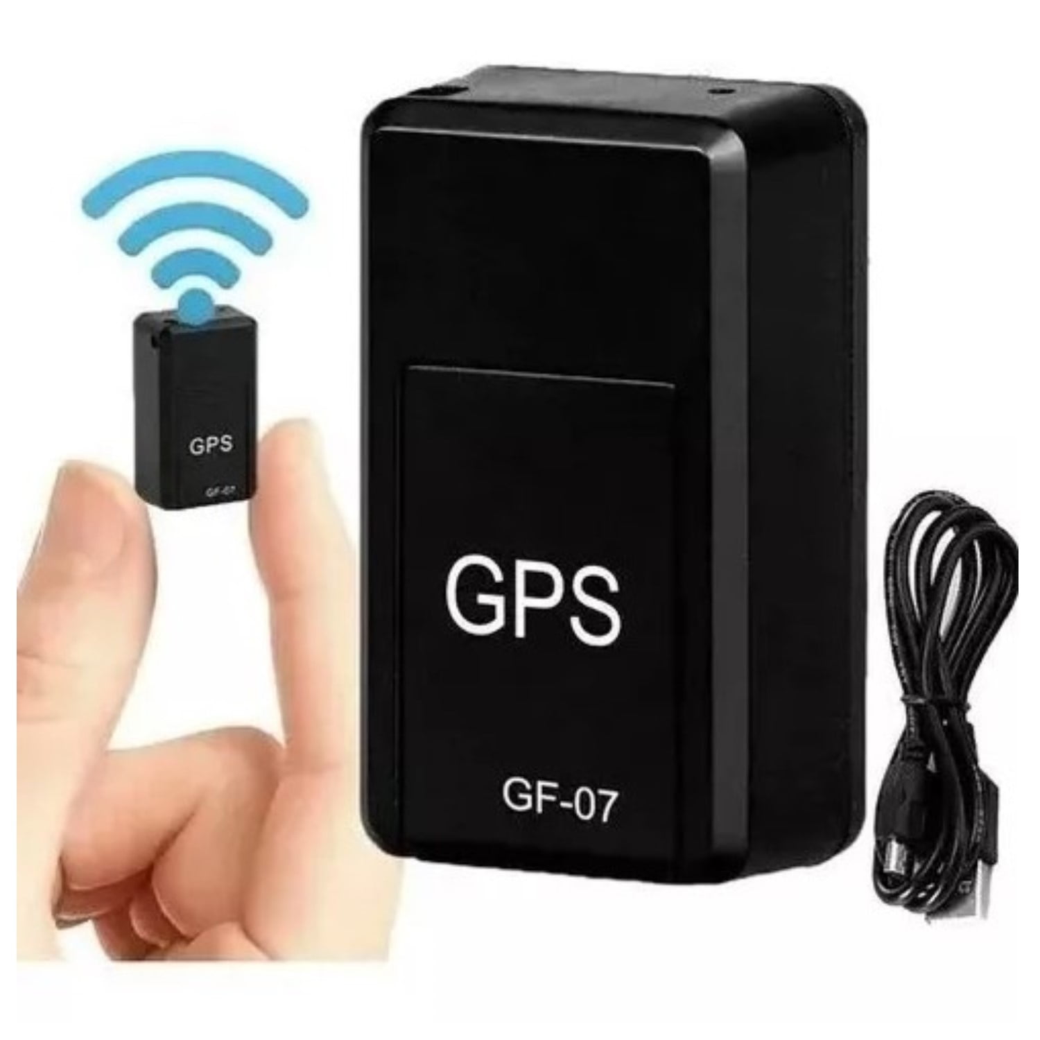Citohome - Mini Gps Magnético Portátil Localizador En Tiempo Real Color Negro