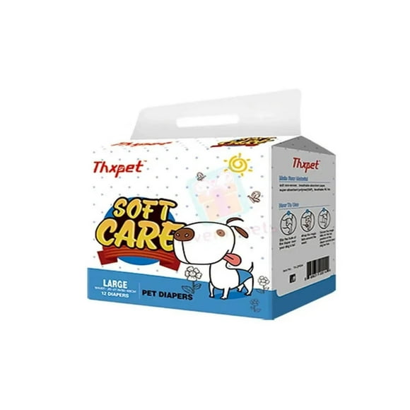 Pañales Perros Grandes Bull Terrier o Basset hound 16 a 25 Kg amarillo PN-L-1