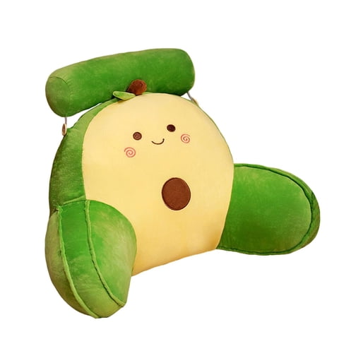 Bothyi - Linda Almohada De Felpa Linda De Dibujos Animados Suave Sofá Cama Cojín Decoración Del Hogar L Aguacate