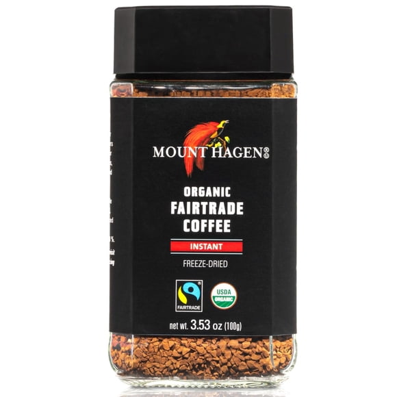Café Mount Hagen orgánico liofilizado instantáneo, 100 g