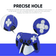 thumbnail image 3 of Funda para controlador de PlayStation 5, funda de silicona antideslizante para el mando de PS5 con tapones para el pulgar, protectores para el joystick y adhesivo envolvente para la funda-Azul, 3 of 7