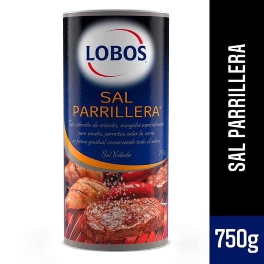 Sal Parrillera Frasco 750 g Lobos