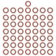 thumbnail image 1 of Uxcell 50Pcs Anillos de Silicona O 9mm ID 13mm OD 2mm Ancho VMQ Arandelas de Sellado Rojas, 1 of 7