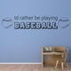 thumbnail image 2 of Decomural Playing Baseball Baseball WS-43123, 2 of 2