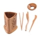 thumbnail image 1 of Juego De Té De Bambú Herramientas De Servicio De Té Gongfu Clásico Platillo De Madera Natural Peque?o B, 1 of 5
