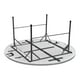 thumbnail image 4 of Mesa Plegable Redonda 160x74 Blanca Northwest blanco Tamano Unico, 4 of 5