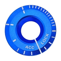 Ioensy - Ajuste De La Decoración Del Orificio De La Llave De La Cubierta De Encendido Del Motor Del Automóvil Para Audi Blue