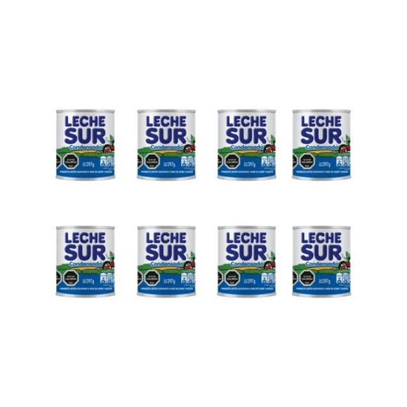Pack x8 sucedáneo de leche condensada Leche sur® lata 397g