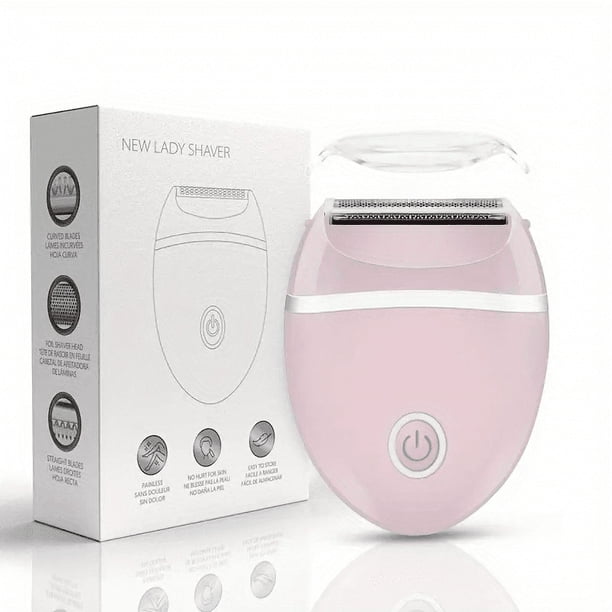 Smooth Skin All Day Long - Cordless Electric Shaver for Women with Detachable Head for Bikini, Legs, and Underarm Hair Removal!