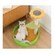 thumbnail image 4 of Rascador Gimnasio Para Gatos 2 Niveles Con Juguetes Verde, 4 of 5