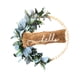 thumbnail image 4 of Corona De Flores Con Cuentas De Madera, Artesanía Floral Para Primavera Y Verano En La Sala De Estar., 4 of 5