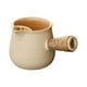 thumbnail image 1 of Tetera De Cerámica De 500ml, Tetera Duradera De Porcelana Para Agua Caliente Hirviendo Al Aire Libre, Color Albaricoque, 1 of 2