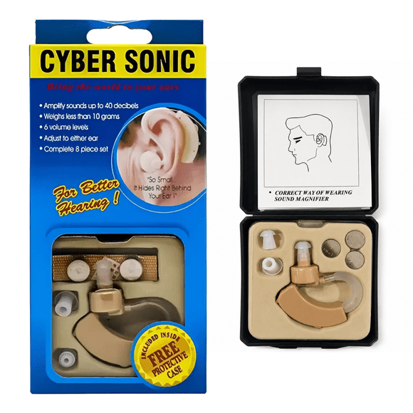 Amplificador Auditivo Recargable Cyber Sonic Aparato Oído
