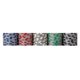 thumbnail image 2 of Juego de fichas de póquer Fat Cat Bling, 13,5 g, 500 fichas de arcilla con funda, 2 of 6