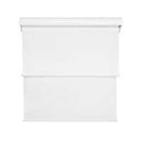 Guiza - Cortina Roller Blackout 2 Paño 100X200 Doble Con Visillo Y Cenefa