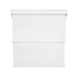 Guiza - Cortina Roller Blackout 2 Paño 140X200 Doble Con Visillo Y Cenefa