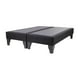 thumbnail image 2 of Base de cama dividida Europea 2 plazas lino negro, 2 of 4