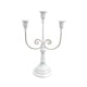 thumbnail image 3 of Candelabro De Metal Con 3 Brazos Para Mesa De Comedor, Fiesta, Decoración Del Hogar, Color Blanco, 3 of 3