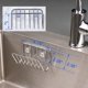 thumbnail image 4 of Soporte de esponja Toplife para fregadero de cocina de acero inoxidable, 4 of 7