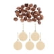 thumbnail image 1 of Conos de pino reales naturales 30x y adornos colgantes de madera 5x para decoraciones de Navidad, 1 of 5